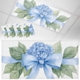 thumbnail image 1 of Fluorescent Light Covers 4 Pack 4x2 ft Blue Bow Hydrangea Ceiling Light Covers Flower Leaf Light Filters for Classroom, Office & Home, Drop Ceiling Light Covers, 1 of 8