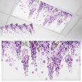 thumbnail image 1 of Fluorescent Light Covers 4 Pack 4x2 ft Purple Flower Ceiling Light Covers Petals Leaf Light Filters for Classroom, Office & Home, Drop Ceiling Light Covers, 1 of 8