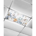 thumbnail image 1 of Fluorescent Light Covers for Ceiling Lights 1 Pack, Blue Fall Magnetic Ceiling Light Covers 2x4ft for Classroom Office School, Thanksgiving Pumpkins Weeping Maple Leaf Drop Ceiling Light Shade, 1 of 7
