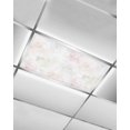 thumbnail image 1 of Fluorescent Light Covers for Ceiling Lights 1 Pack, Pink White Flowers Magnetic Ceiling Light Covers 2x4ft for Classroom Office School, Spring Floral Summer Botanical Elegant Drop Ceiling Light Shade, 1 of 7