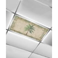 thumbnail image 1 of Fluorescent Light Covers for Ceiling Lights 1 Piece, Summer Palm Tree Magnetic Classroom Light Covers 4x2 Feet, Vintage Green Brown Tropical Botanical Fluorescent Ceiling Filters for Office, 1 of 7