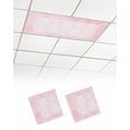 thumbnail image 1 of Fluorescent Light Covers for Ceiling Lights 2 Pack, Pink Boho Magnetic Ceiling Light Covers 2x4 Feet for Classroom Office School, Vintage Floral Contemporary Art Overhead Drop Ceiling Light Shade, 1 of 7
