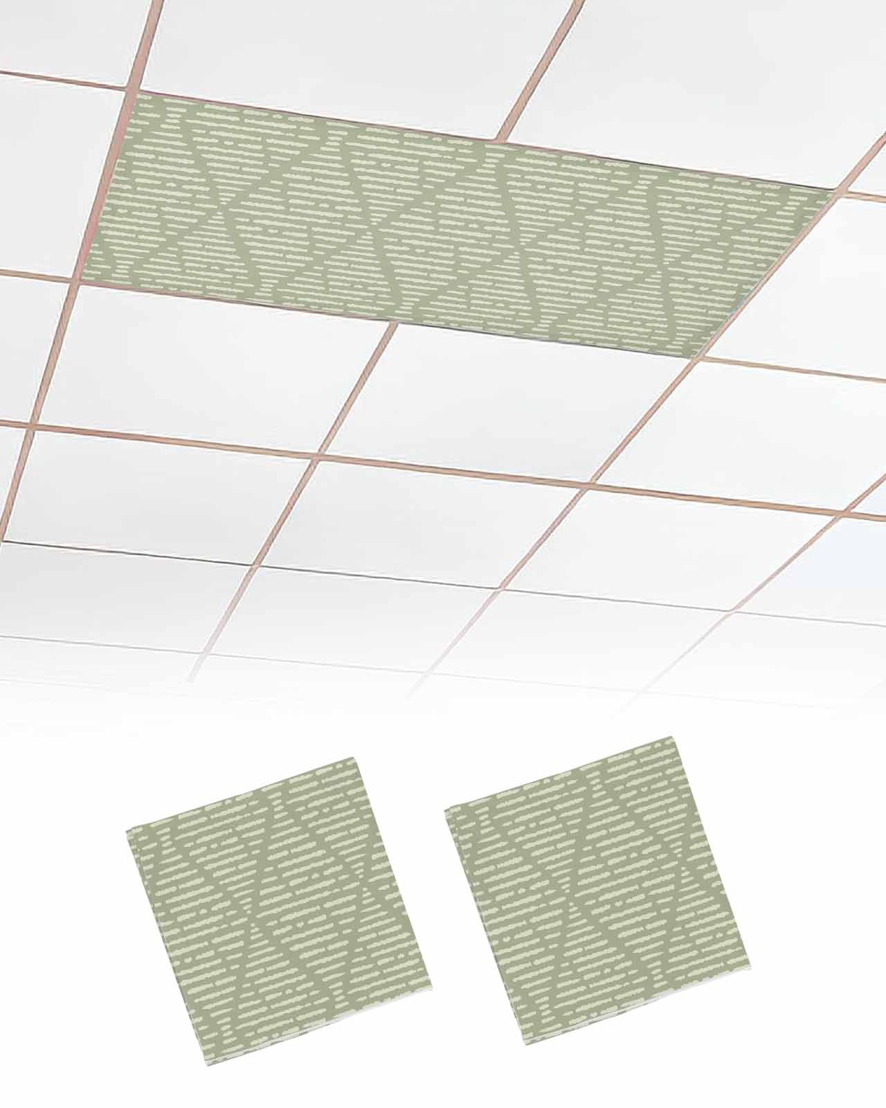 Fresh Look at Fluorescent Light Covers For Ceiling Lights 2 Pack Sage Green