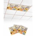 thumbnail image 1 of Fluorescent Light Covers for Ceiling Lights 3 Pack, Fall Pumpkins Cat Magnetic Ceiling Light Covers 2x4ft for Classroom Office School, Thanksgiving Sunflower Rustic Overhead Drop Ceiling Light Shade, 1 of 7