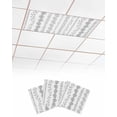 thumbnail image 1 of Fluorescent Light Covers for Ceiling Lights 3 Pack, Grey Botanical Magnetic Classroom Light Covers 4x2 Feet, Summer Botanical Leaf Vertical Stripes Fluorescent Ceiling Filters for Office Classroom, 1 of 7