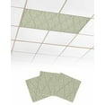 thumbnail image 1 of Fluorescent Light Covers for Ceiling Lights 3 Pack, Sage Green Geometric Magnetic Ceiling Light Covers 2x4ft for Classroom Office School, Contemporary Modern Abstract Art Drop Ceiling Light Shade, 1 of 7