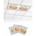 thumbnail image 1 of Fluorescent Light Covers for Ceiling Lights 3 Pack, Thanksgiving Pumpkins Fall Magnetic Ceiling Light Covers 2x4ft for Classroom Office School, Maple Leaf Black Striped Drop Ceiling Light Shade, 1 of 7