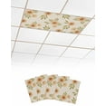 thumbnail image 1 of Fluorescent Light Covers for Ceiling Lights 4 Pack, Elegant Flowers Magnetic Ceiling Light Covers 2x4ft for Classroom Office School, Spring Floral Daisy Watercolor Rustic Drop Ceiling Light Shade, 1 of 7