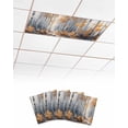 thumbnail image 1 of Fluorescent Light Covers for Ceiling Lights 4 Pack, Orange Navy Blue Magnetic Ceiling Light Covers 2x4ft for Classroom Office School, Modern Oil Painting Art Forest Overhead Drop Ceiling Light Shade, 1 of 7