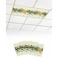 thumbnail image 1 of Fluorescent Light Covers for Ceiling Lights 4 Pack,Summer Yellow Love Heart Magnetic Ceiling Light Covers 2x4 Feet for Classroom Office School,Eucalyptus Leaves Bee Overhead Drop Ceiling Light Shade, 1 of 7