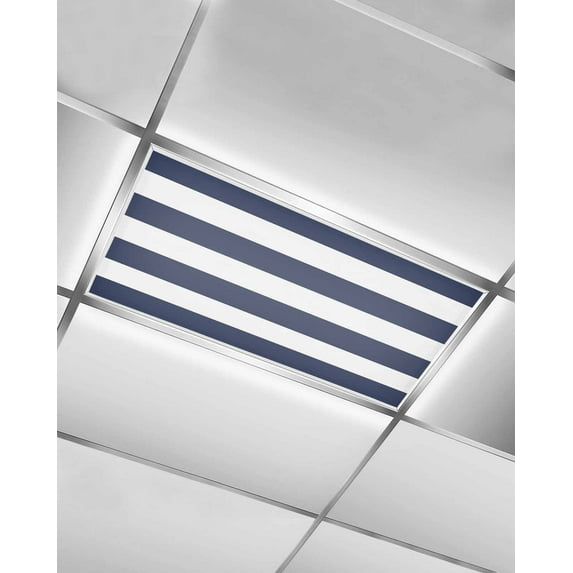 Fluorescent Light Covers for Ceiling Lights 4x2 feet, 1 Pack Magnetic Light Filters for Classroom, Fluorescent Light Shade Panel for Office School Drop Home