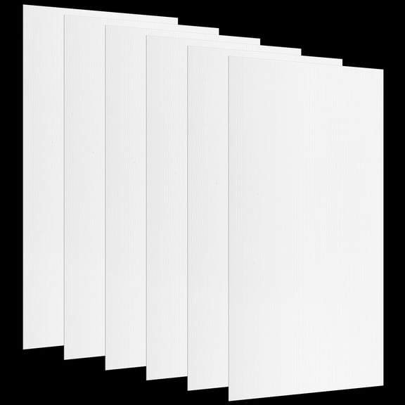 Fluorescent Light Diffuser Panels Milky White 6 Pack For 2x4ft Drop Ceiling Fixtures