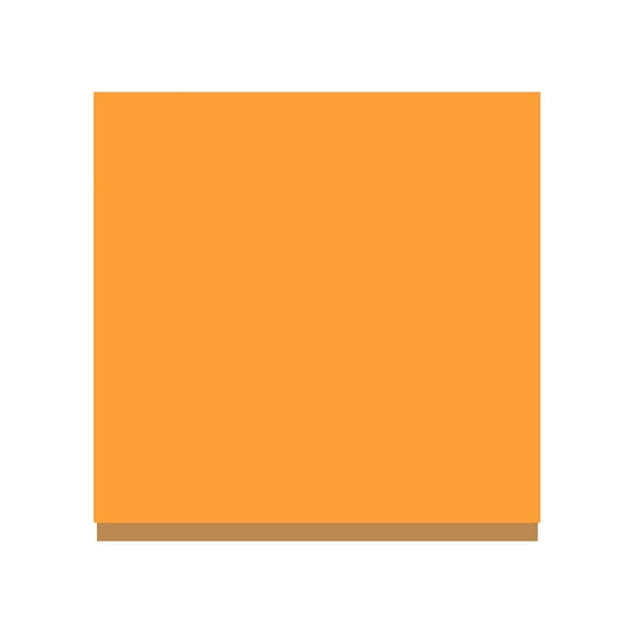 Fluorescent Orange 3x3 Inch Sticky Notes, 100 Sheets per Pad, Bright Self-Stick Memo Pads with Super Sticking Power for Office and Home