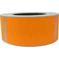 thumbnail image 1 of Fluorescent Orange Rectangle Stickers | 2.5 x 3.5" Inches | 500 Pack, 1 of 1