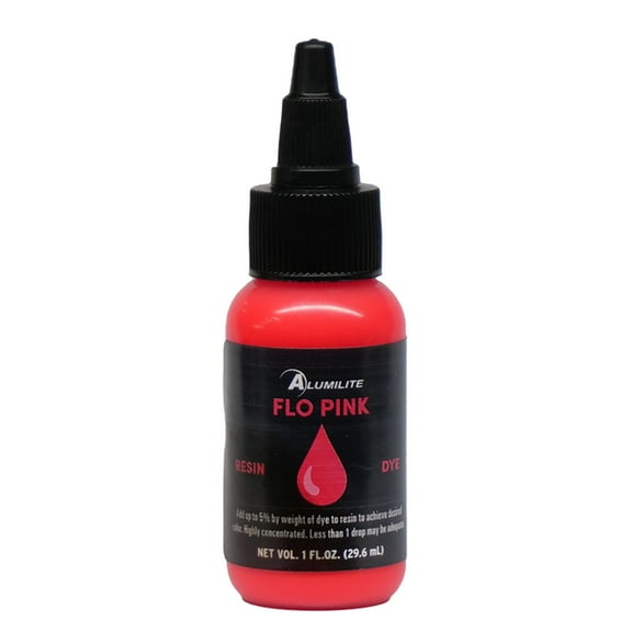 Fluorescent Pink Dye (Alumilite) Liquid Dye for Coloring Epoxy Resin, Counters, River Tables, and Arts and Crafts! (Color Pigment Dye, Epoxy Dye)