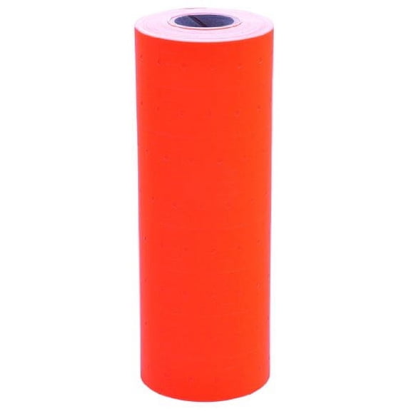 Fluorescent Red Labels to fit Towa GS Series/Halmark/Century Price Guns 16 Pack (Free Ink roll Included)