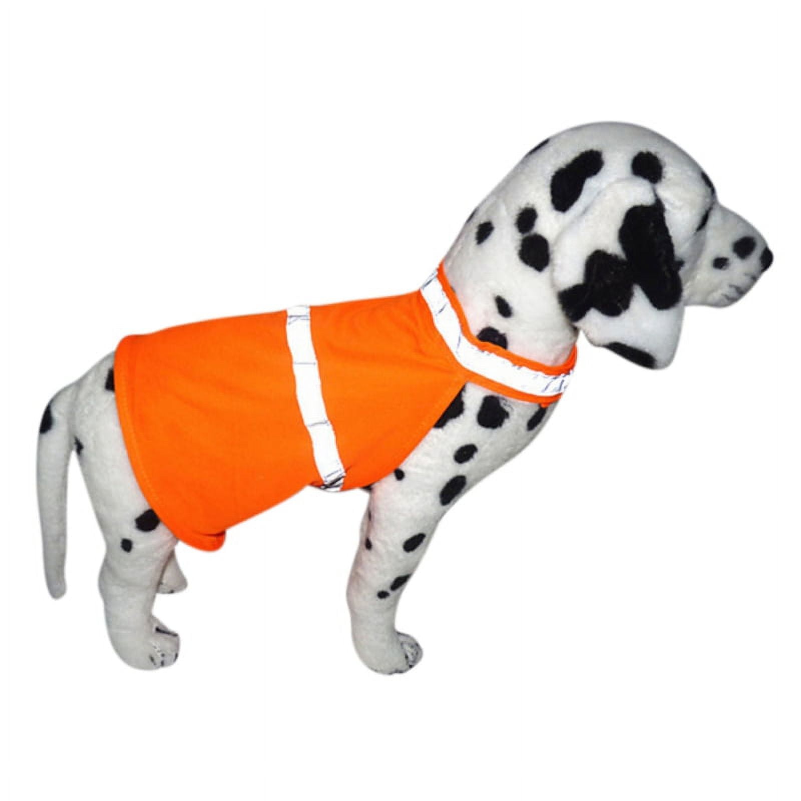 Fluorescent Reflective Strip Dog Cat Vest Adjustable Pet Safety Coat