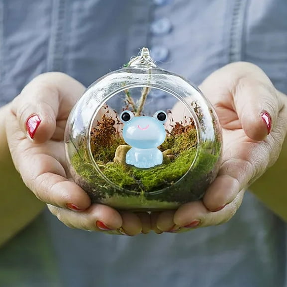 Fluorescent Resin Moss Ornaments, Colorful Fish Tank Landscaping Decor, Glow-in-the-Dark Tabletop Small Night Light