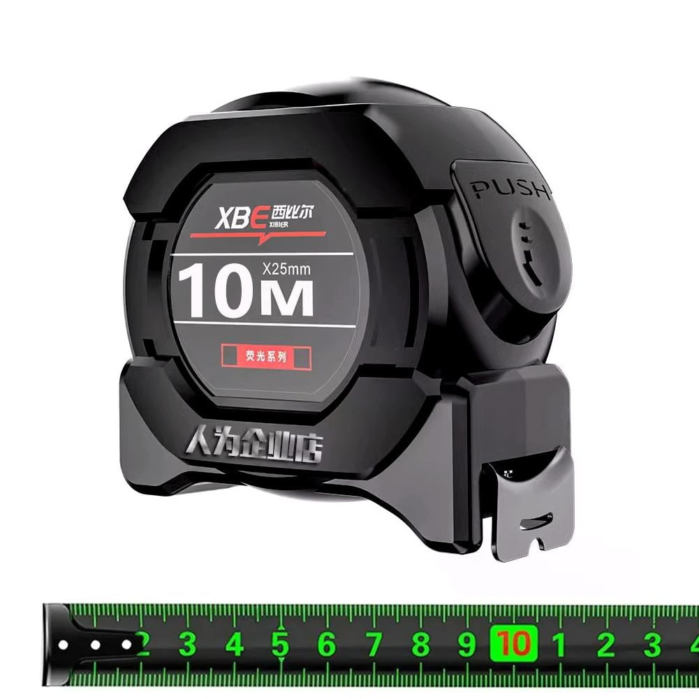 Fluorescent Steel Tape Measure precision Tape 10 Metric Measuring