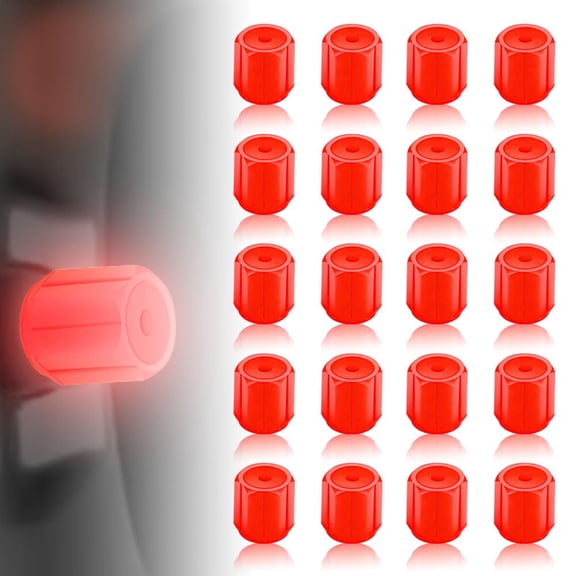 Fluorescent Tire Valve Caps,2026 New Fluorescent Luminous Tire ABS Valve Caps Universal Fit Air Valve Covers for Car Truck SUV Motorcycle Bike