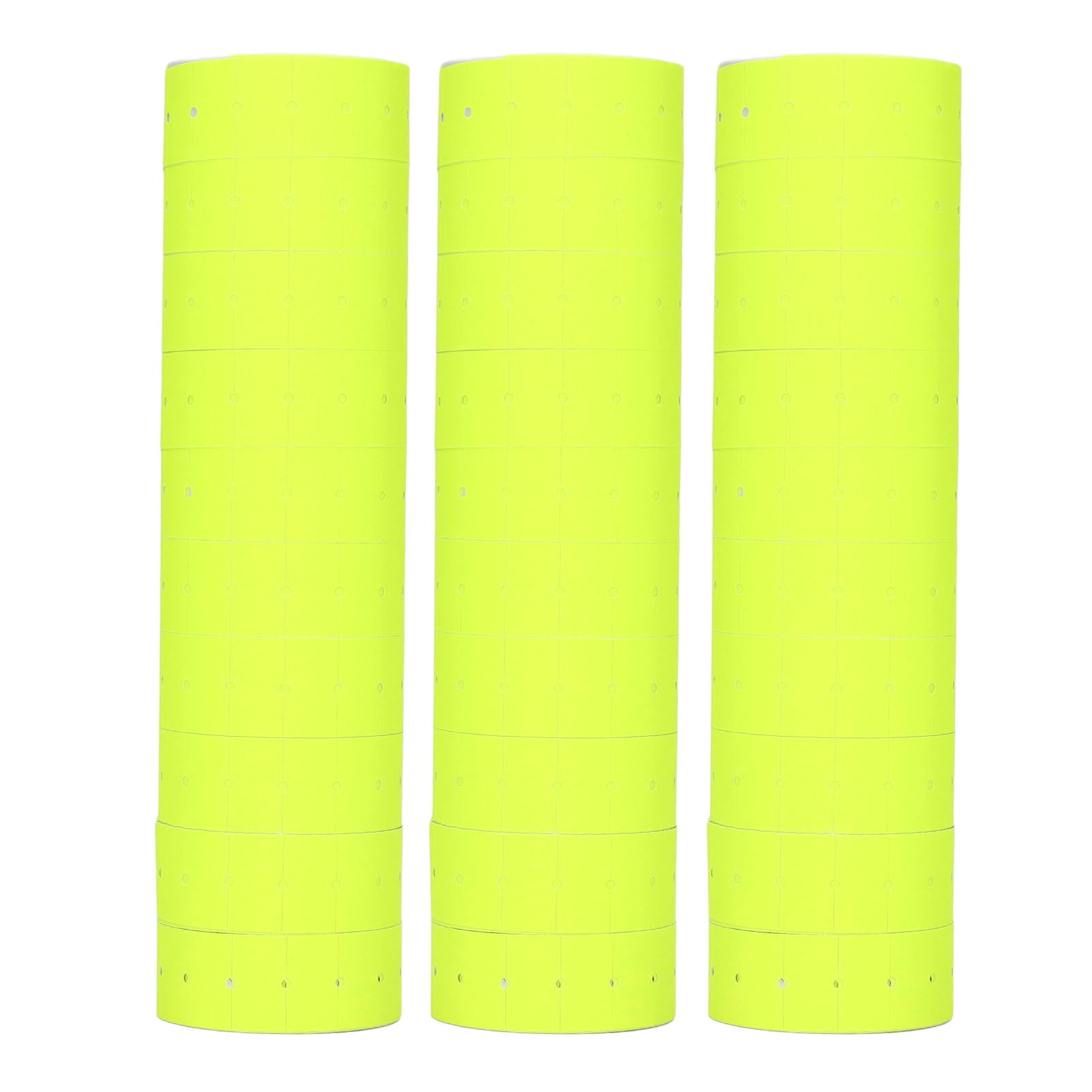 Bright Yellow Pricing Gun Labels For Towa GS, MX5500 & Samark - 8 Rolls, 1000 Labels Each