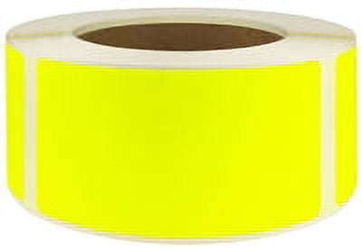 Reusable Container Yellow Rectangle Sticker Fluorescent Yellow Rectangle Stickers | 2