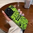 thumbnail image 1 of Fluorescent green English silicone case for Samsung Galaxy A32 A52 A50 A51 A73 A31 a21s A23 A53 A71 A72 A34 5G A54 A12 A14 A13, 1 of 6