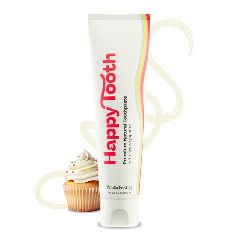 フェイスクリーム HAPPY Happy Tooth Fluoride-Free Hydroxyapatite Premium Natural