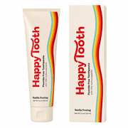 Happy Tooth Fluoride-Free Hydroxyapatite Premium Natural Toothpaste, Vanilla Frosting Flavor, SLS Free, Dentist Formulated, 3.4 oz Tube