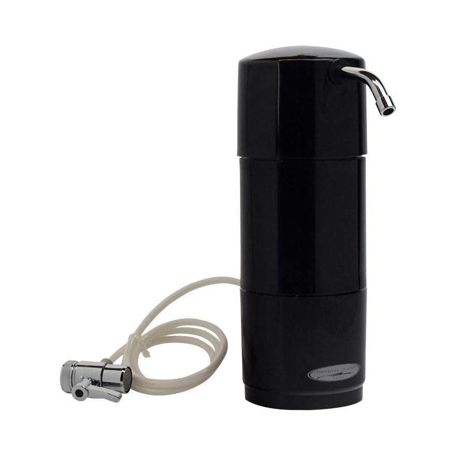 Fluoride Removal Classic Countertop Water Filter System Black