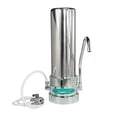 thumbnail image 1 of Fluoride Removal | SMART Single Cartridge Countertop Water Filter System Stainless Steel, 1 of 1