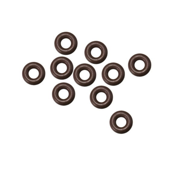 Fluorine Rubber O Rings, 12mm OD, 5mm Inner Diameter, 3.5mm Width, Seal Gasket Brown 10 Pcs