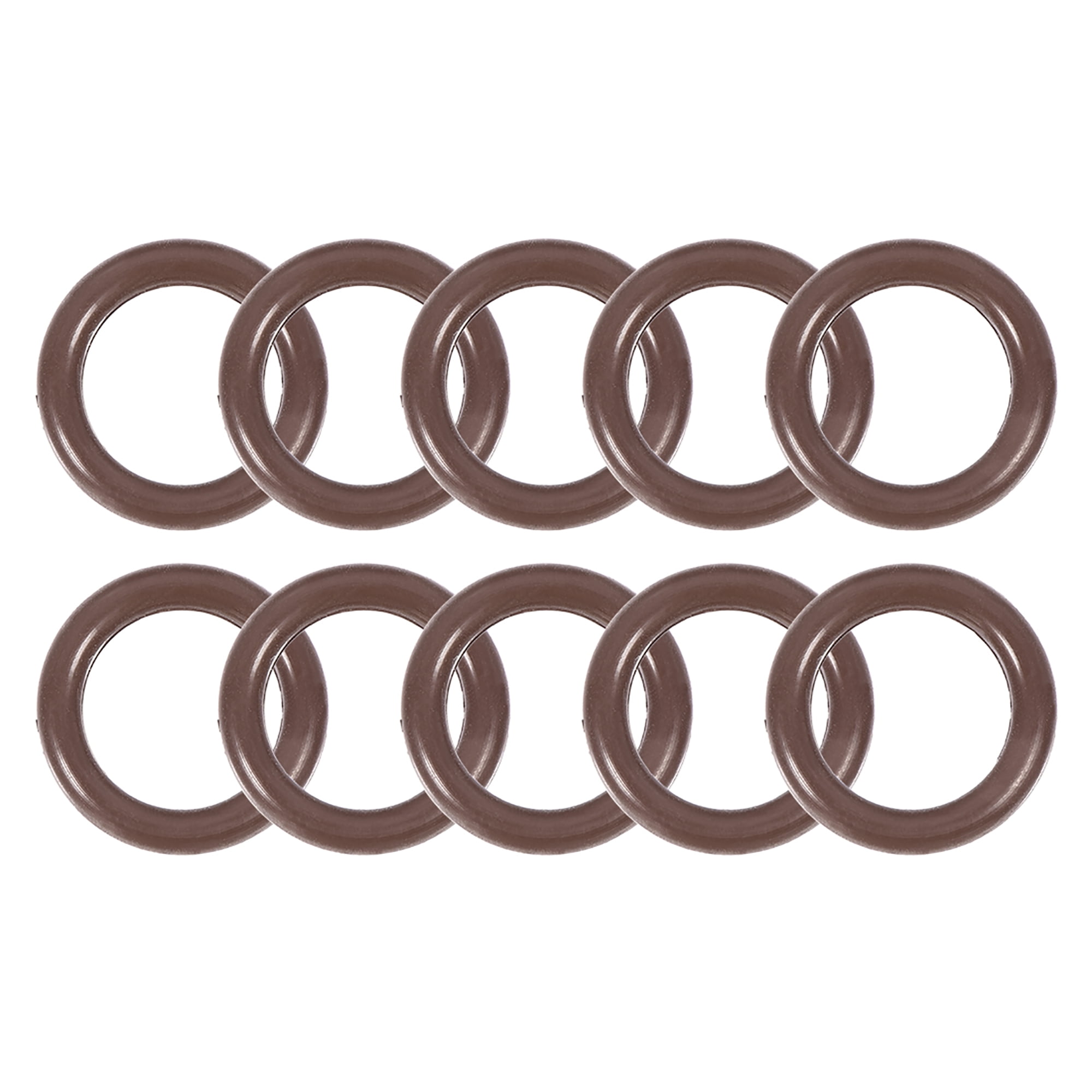 Uxcell Silicone O-Rings – 10mm OD X 7mm ID X 1.5mm Width, VMQ Seal Gasket, White, Pack Of 50