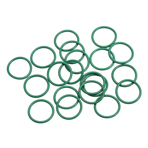 Fluorine Rubber O Rings, 16mm OD, 13mm Inner Diameter, 1.5mm Thick, Seal Gasket Green 20Pcs