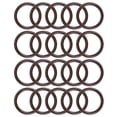 thumbnail image 1 of Fluorine Rubber O-Rings 17mm OD 13mm ID 2mm Width FKM Seal Gasket, Brown 20pcs, 1 of 3