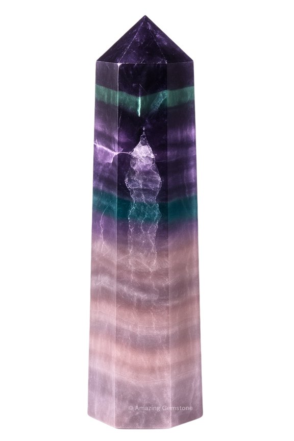 Fluorite Crystal Tower Obelisk Point (2" to 3" INCH)