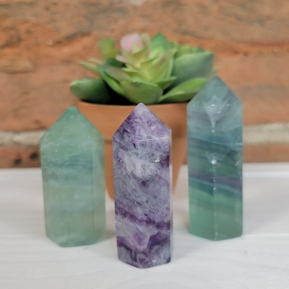 Fluorite Point 1.5-2 Inches Tower Fluorite Point