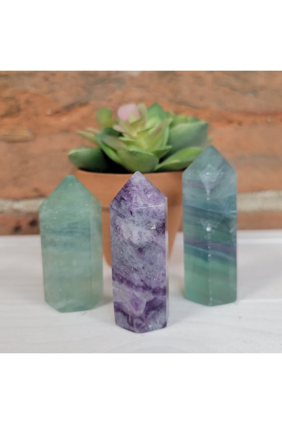 Fluorite Point 1.5-2 Inches Tower Fluorite Point