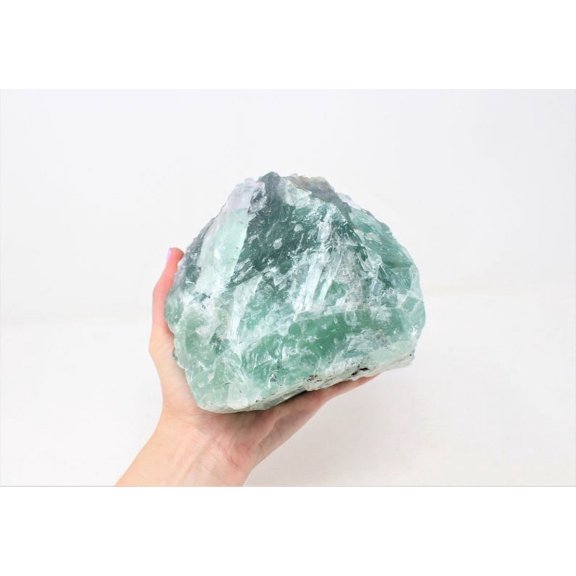 Fluorite XL Rough Raw Chunk, High Grade A Quality - Healing Crystals, Meditation, Heart Chakra, Third Eye Chakra