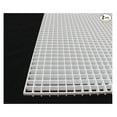 thumbnail image 1 of Fluorolite Egg Crate Louver 2'x4' (2-Pack) - White Polystyrene Drop Ceiling Tiles - Scratch Resistant, Open Cell Design for Airflow, 1 of 2