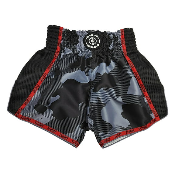 Fluory Muay Thai Shorts Camouflage Boxing Training Shorts Men's Boxing Clothing Free Fight Shorts Women Pants