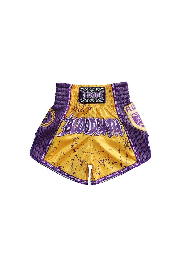 Muay Thai Shorts Colorfully Breathable Kick Boxing Pants MMA Men Boxing Clothing Women Free Fight Shorts Free Fight Trunk