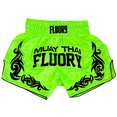 thumbnail image 1 of Fluory Muay Thai Shorts Fluorescent Color Fitness Boxing Martial Arts Training Gym Workout Sportswear Men's Compression Shorts, 1 of 2