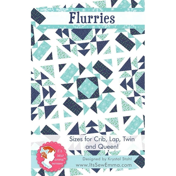 Flurries Quilt Pattern by It's Sew Emma