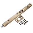 thumbnail image 1 of Flush Bolt, 10" Stainless Steel Security Door Guard Latch, Bronze, 1 of 6