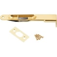 thumbnail image 1 of Flush Bolt, Sqaure Corner x Round Corner, 6 Inches, Polished Brass by Stone Harbor Hardware, 1 of 4