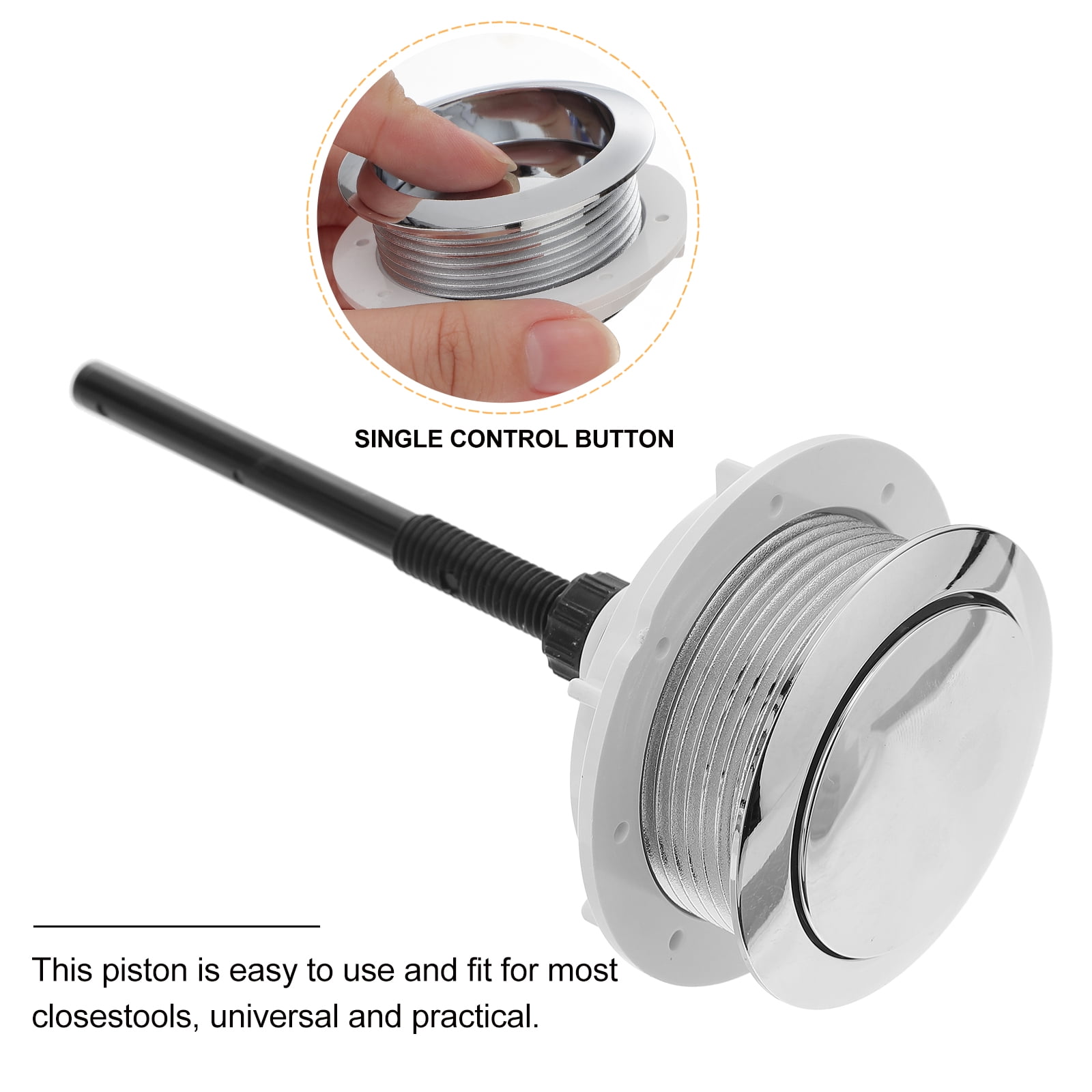 Flush Button Toilet Tank Push Button Water Dual Universal Valve