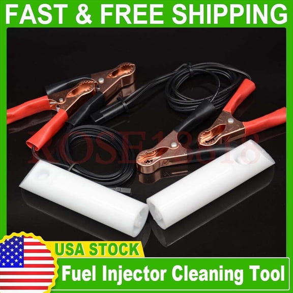 Flush Cleaner Adapter for Car Fuel Injector Tester Pump Pressure Test Gas Nozzle