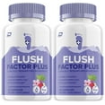 thumbnail image 1 of Flush Factor Plus Capsule Supplement - Factor FlushPlus Pills Natural, Plus factor Flush Supplement, 2 Pack - 120 Capsules, 1 of 3