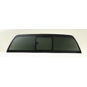 Flush Fit Manual Back Slider Window Back Glass Compatible with Dodge Ram Pickup 1500 2002-2008 & 2500 3500 2003-2009 & 4500 5500 2006-2009 & 3500Cab/Chs 4500Cab/Chs 5500Cab/Chs 2010 Models